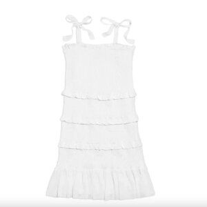 Katie J NYC Tween Evan Solid Dress - White